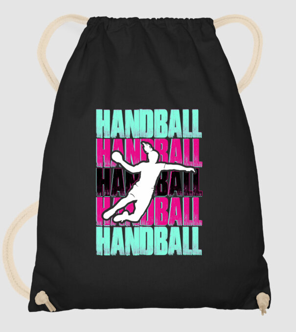 handball model negru pe tricou