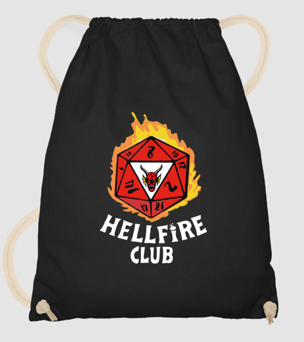 hellfire club roll dice model negru pe tricou