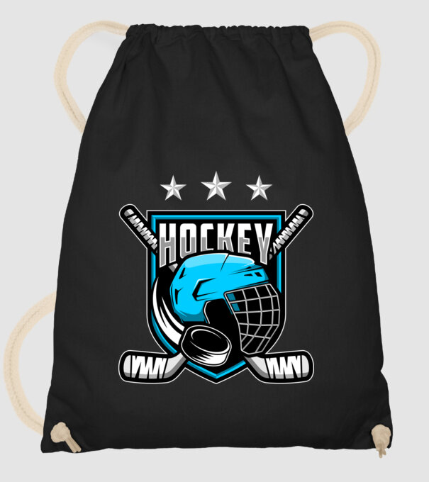 Hockey model negru pe tricou