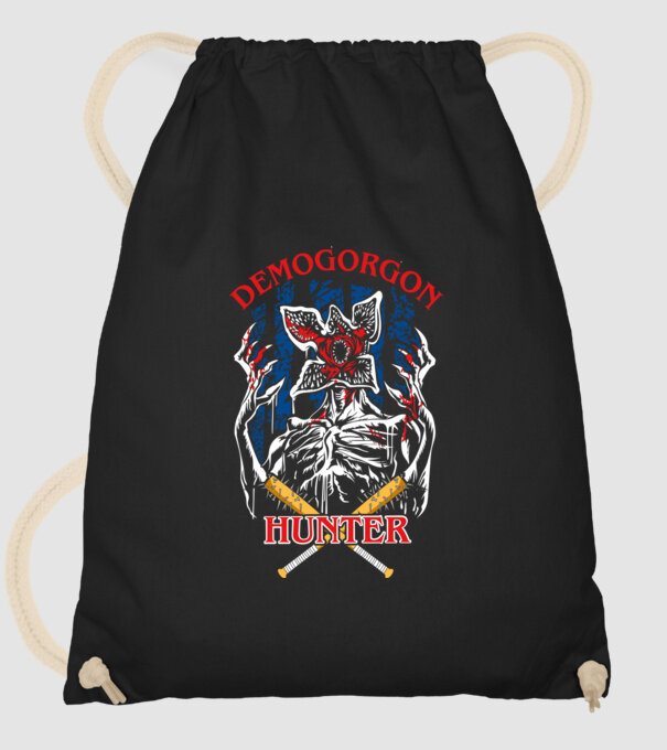 Demogorgon hunter model negru pe tricou