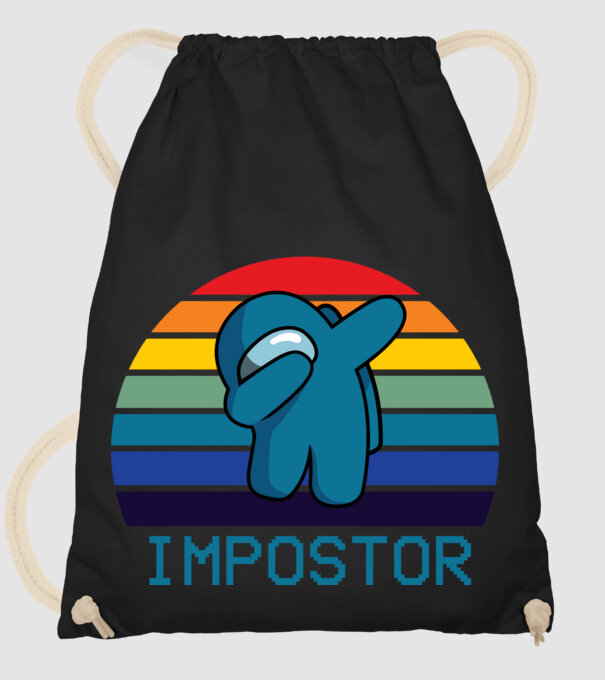 Impostor model negru pe tricou