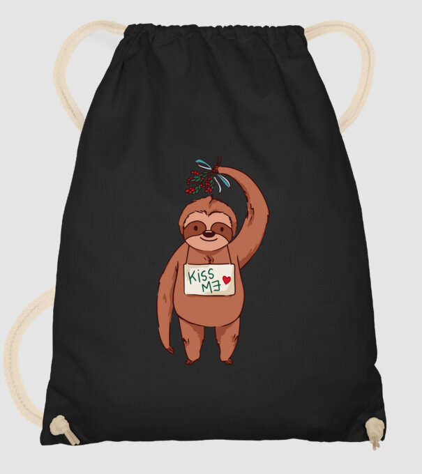 Leneș model negru pe tricou