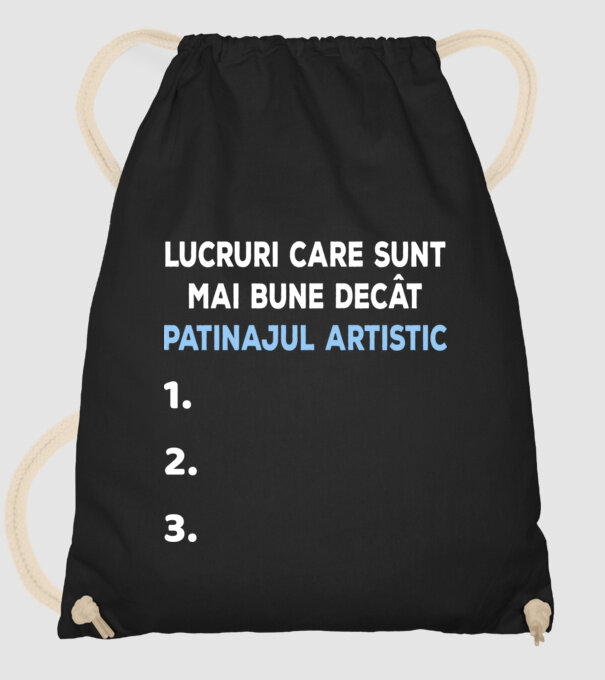 Lucruri care sunt mai bune decât patinajul artistic model negru pe tricou