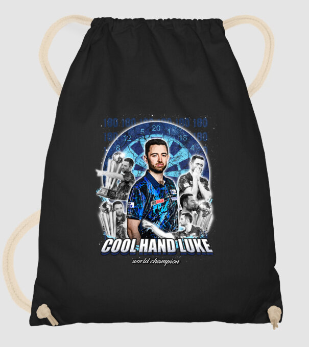 Luke Humphries World Champion model negru pe tricou