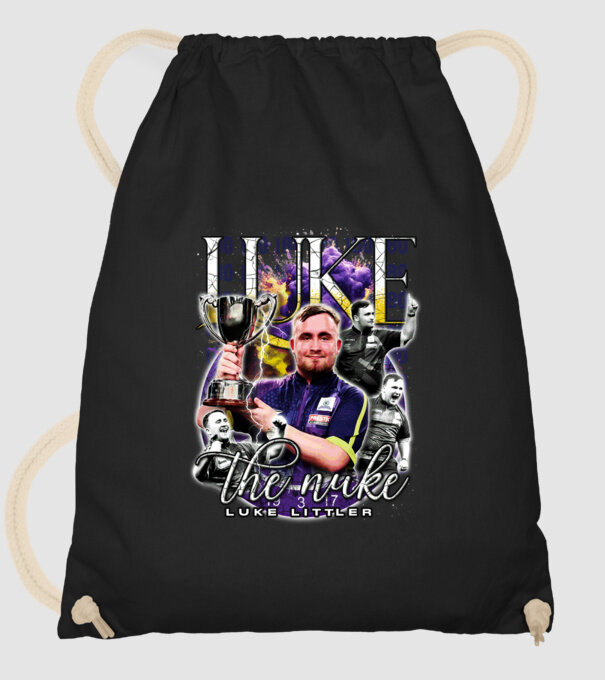 Luke the nuke model negru pe tricou
