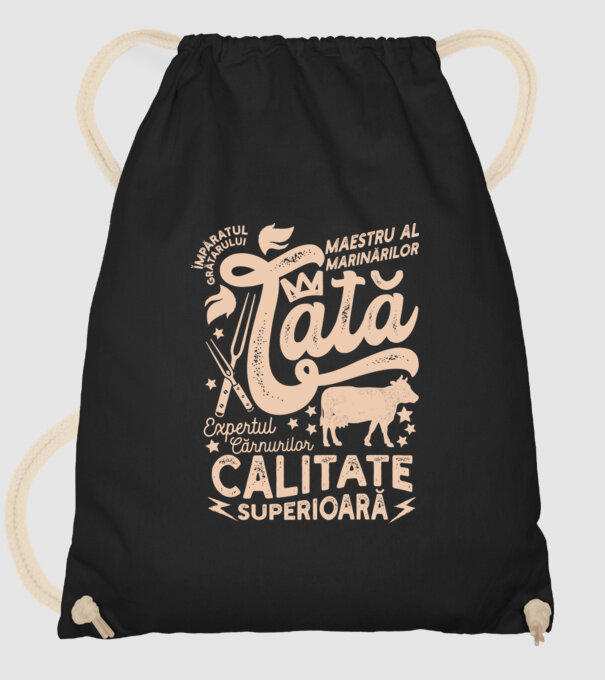 Împăratul grătarului, maestru al marinărilor, expertul cărnurilor - tată - Calitate superioară model negru pe tricou