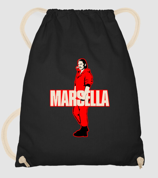 mareille la casa de papel model negru pe tricou