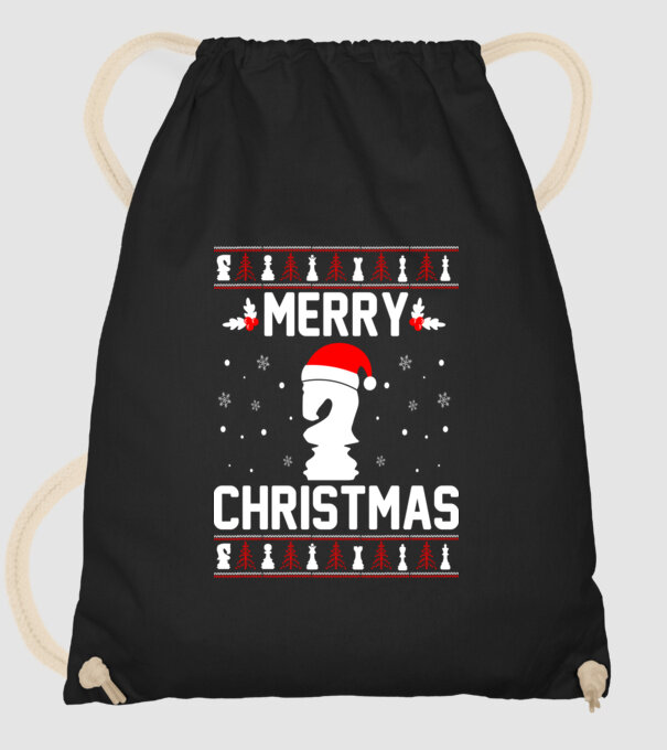 merry chessmass 3 model negru pe tricou