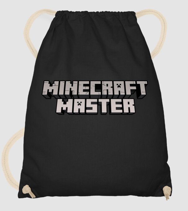 Minecraft Master model negru pe tricou