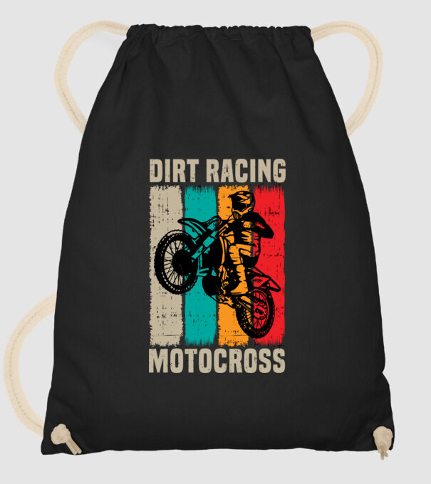 motocross model negru pe tricou
