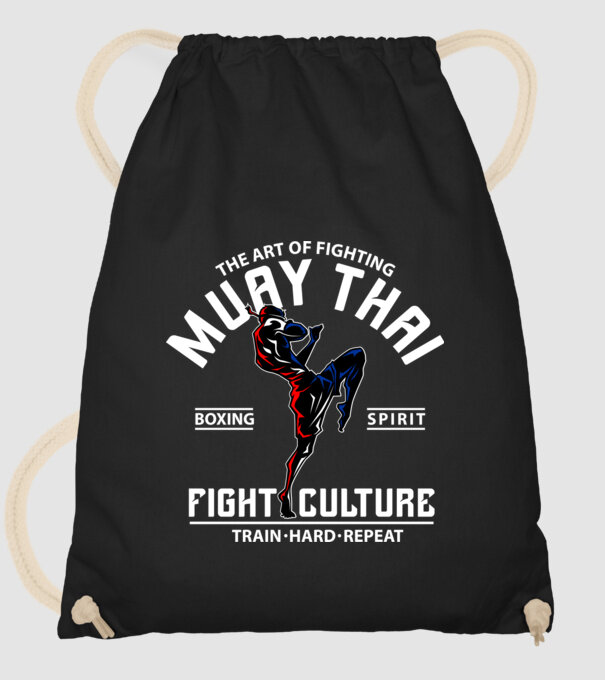 Muay Thai model negru pe tricou