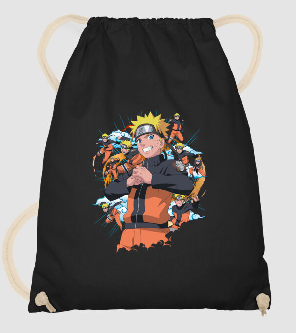 NARUTO model negru pe tricou