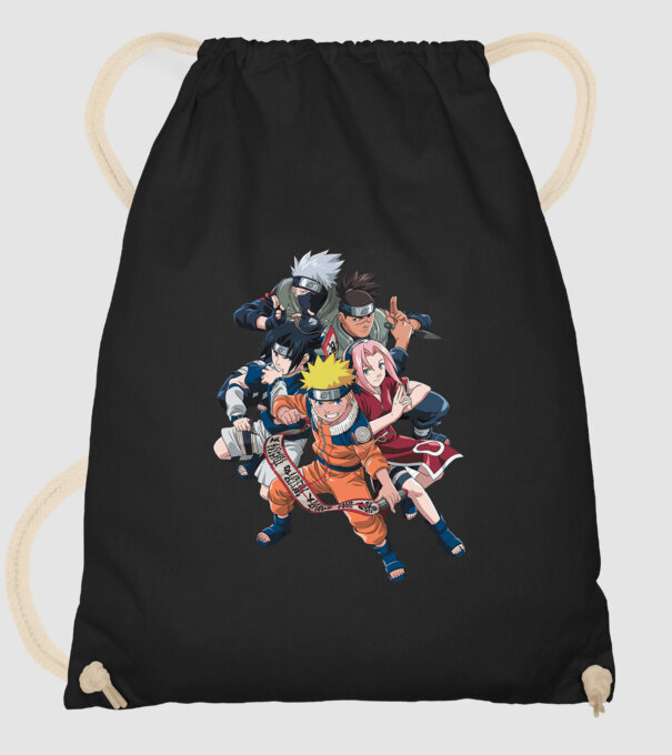 NARUTO model negru pe tricou