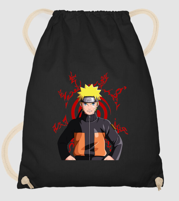 NARUTO model negru pe tricou