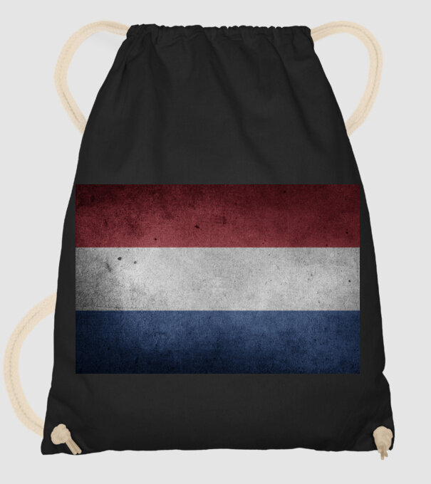 NETHERLANDS model negru pe tricou