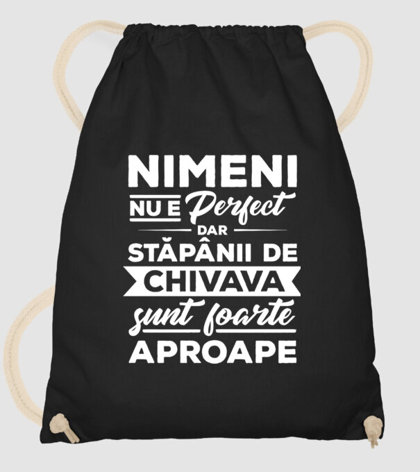 nimeni nu e perfect, dar stăpânii de chivava sunt foarte aproape model negru pe tricou