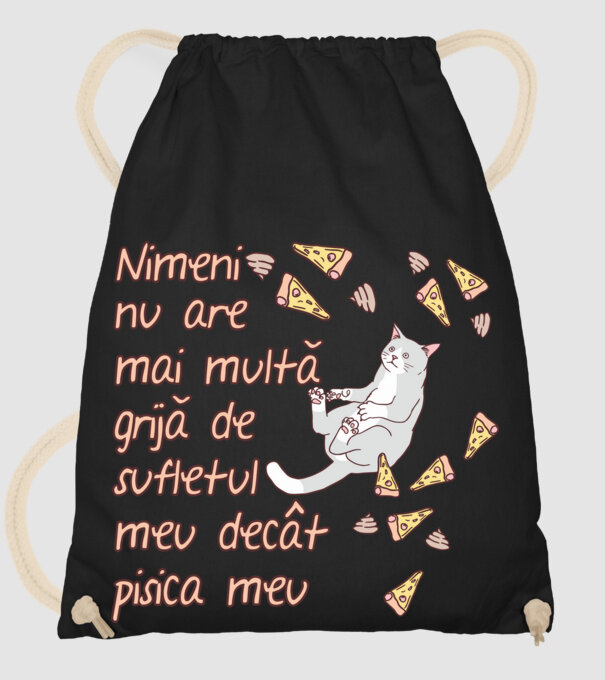 Nimic nu are mai multă grijă de sufletul meu decât pisica mea model negru pe tricou