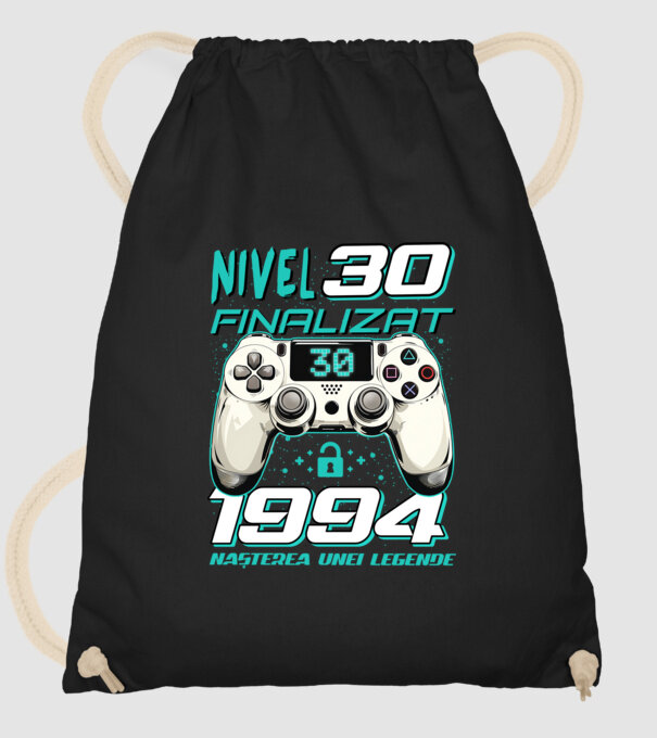 Nivel finalizat 30 1995 model negru pe tricou