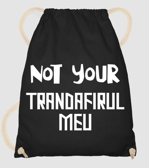 not your ... trandafirul meu model negru pe tricou