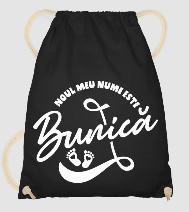 Noul meu nume este Bunică model negru pe tricou