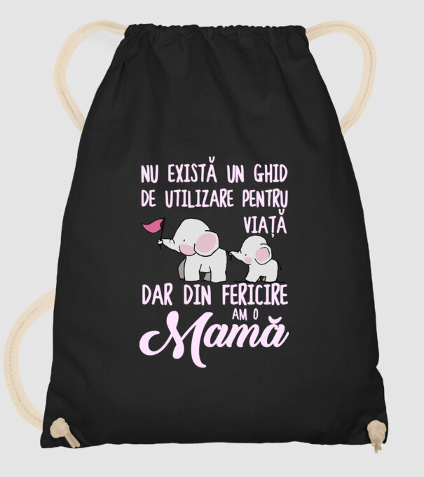 Nu există un ghid de utilizare pentru viață, dar din fericire am o mamă model negru pe tricou