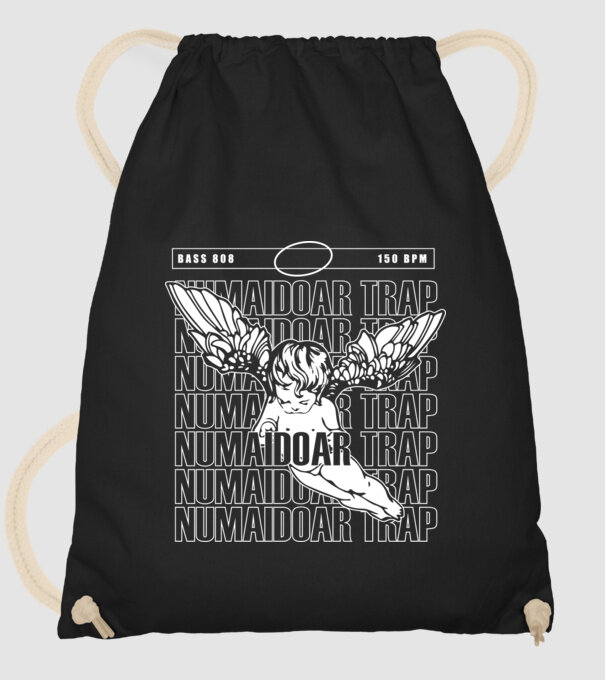 numaidoar trap model negru pe tricou