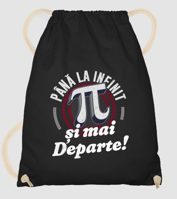 Până la infinit și mai departe! model negru pe tricou