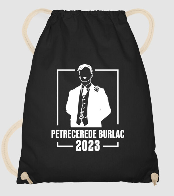 Petrecere de burlac model negru pe tricou