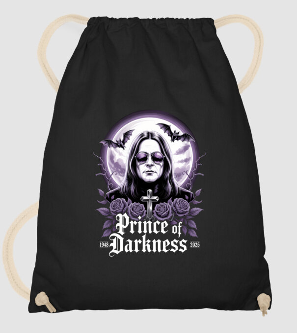 Prince of Darkness model negru pe tricou