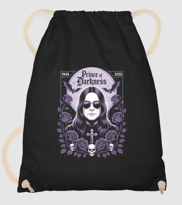 Prince of Darkness model negru pe tricou
