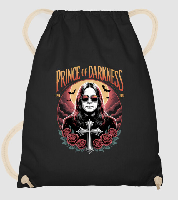 Prince of Darkness model negru pe tricou
