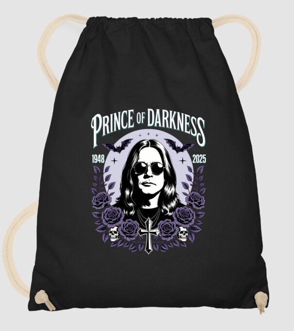 Prince of Darkness model negru pe tricou