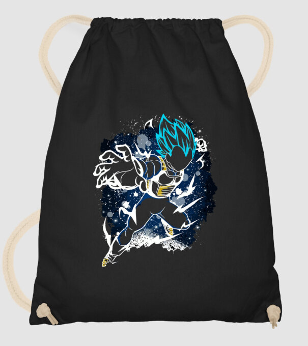 prince vegeta dragonball model negru pe tricou