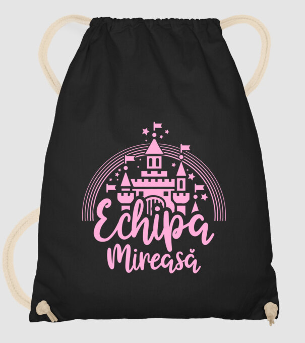 Prinţesă mireasă model negru pe tricou