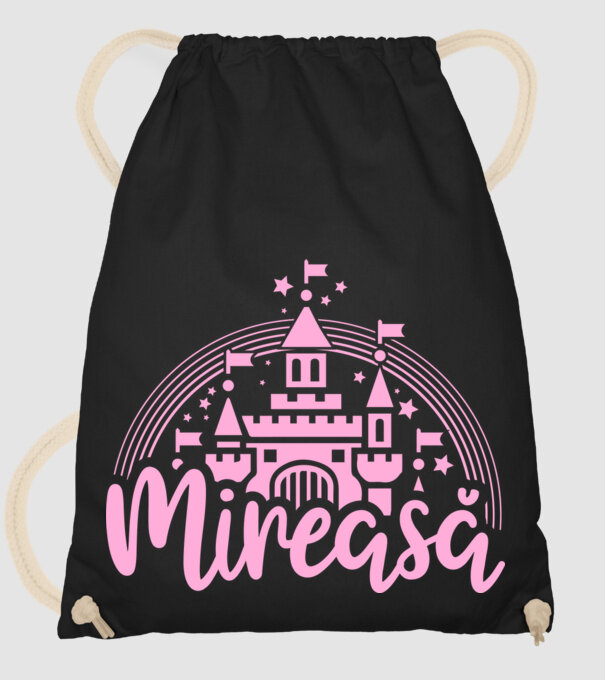 Prinţesă mireasă model negru pe tricou