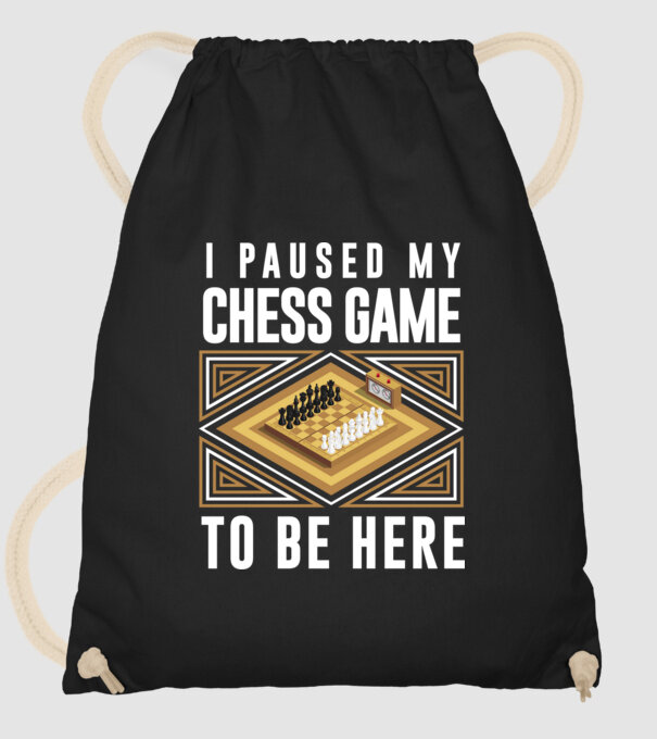 Pused my chess game model negru pe tricou