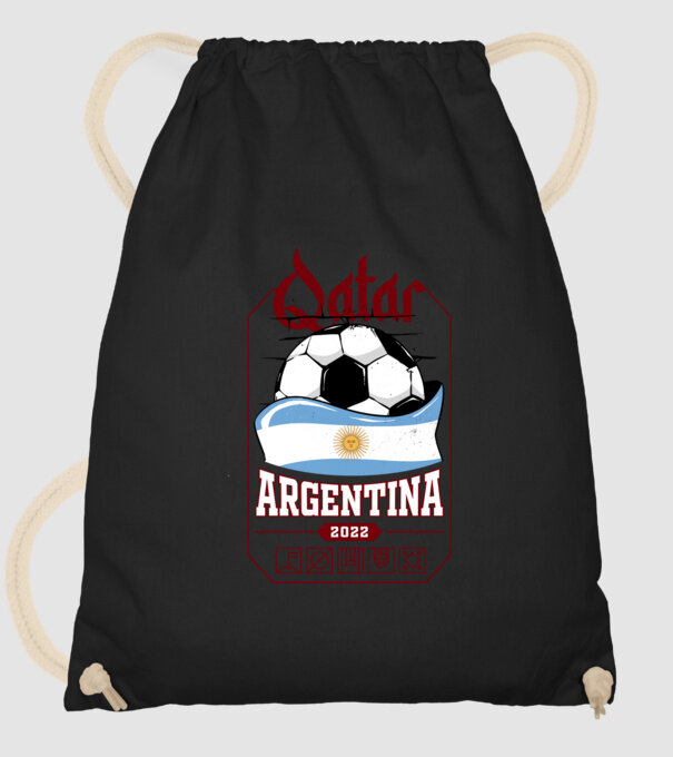 Qatar teams Argentina model negru pe tricou