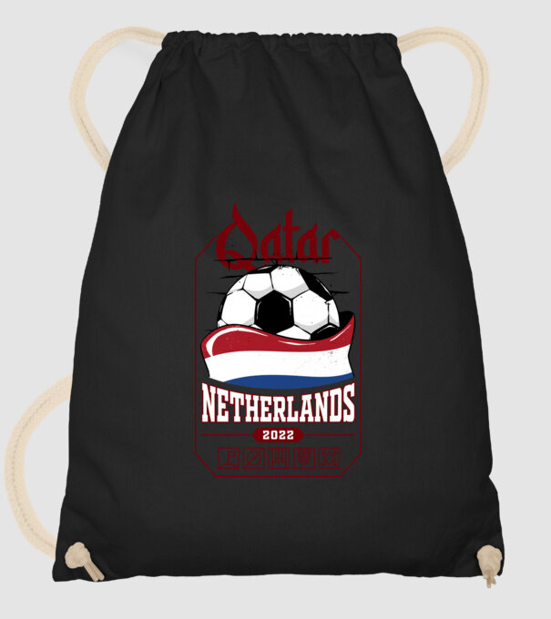 Qatar teams Netherlands model negru pe tricou