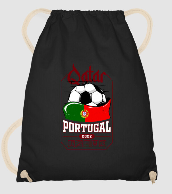Qatar teams Portugal model negru pe tricou