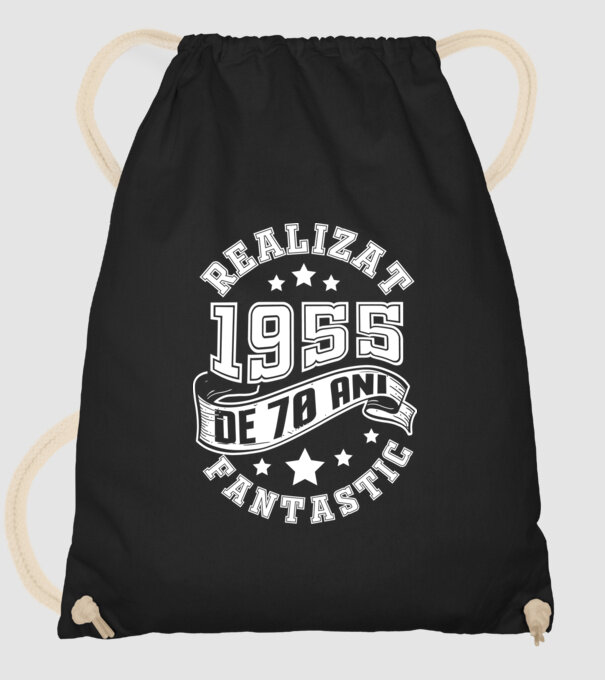 Realizat de fantastic - 1955 model negru pe tricou