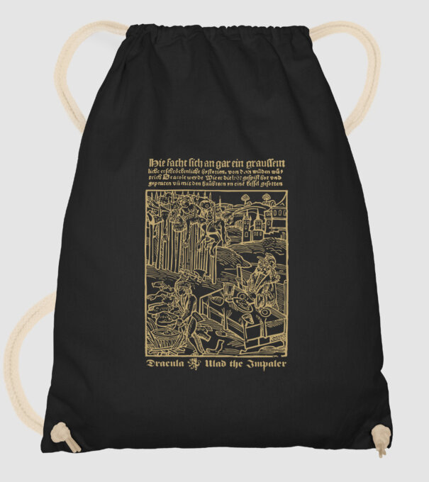 România Dracula model negru pe tricou