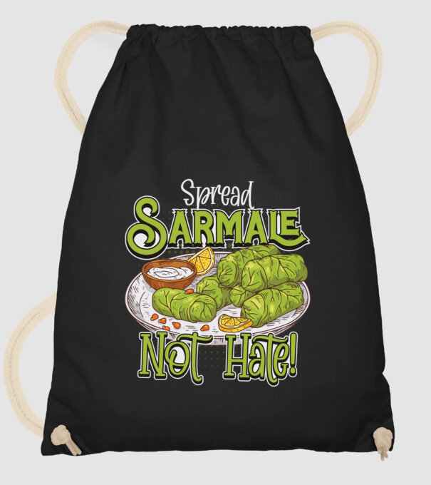 România Sarmale model negru pe tricou