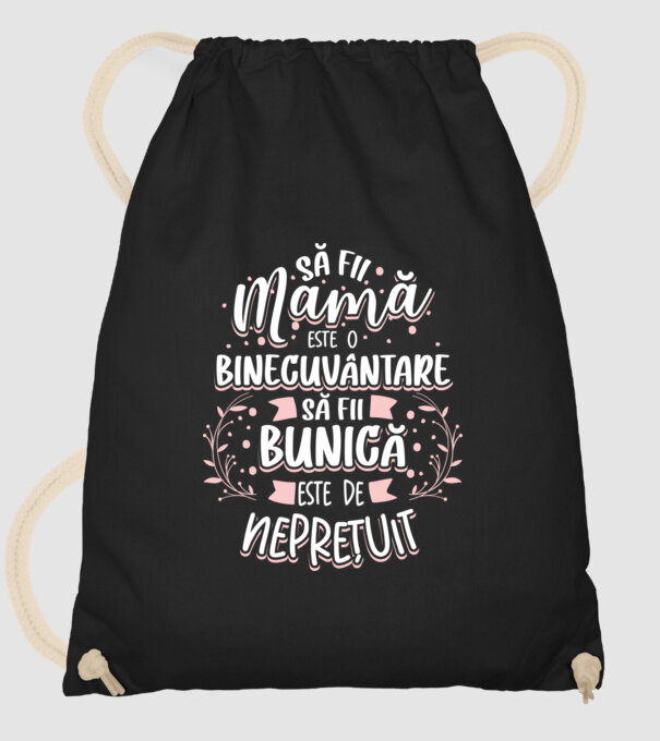 Să fii bunică este neprețuit model negru pe tricou