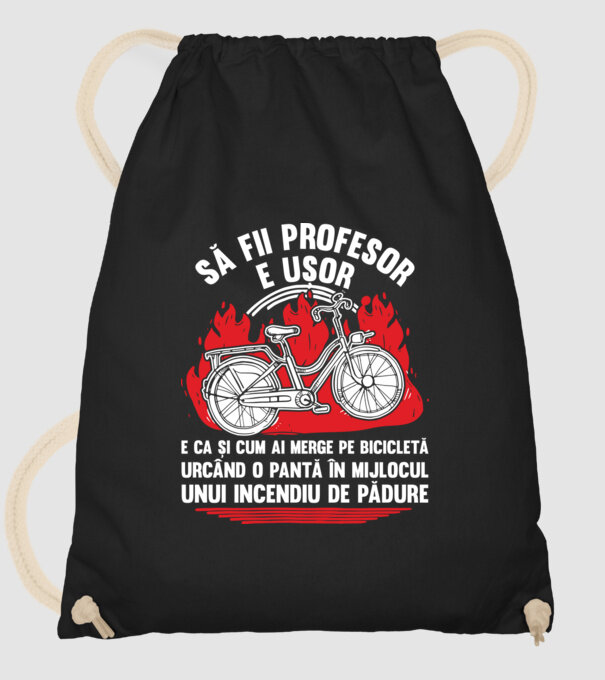 Să fii profesor e ușor model negru pe tricou