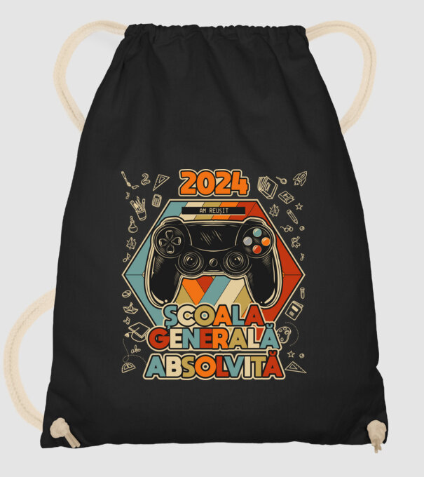 școala generală școala generală model negru pe tricou