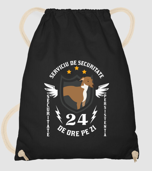 serviciu de securitate - securitate - persistență - 24 de ore pe zi model negru pe tricou