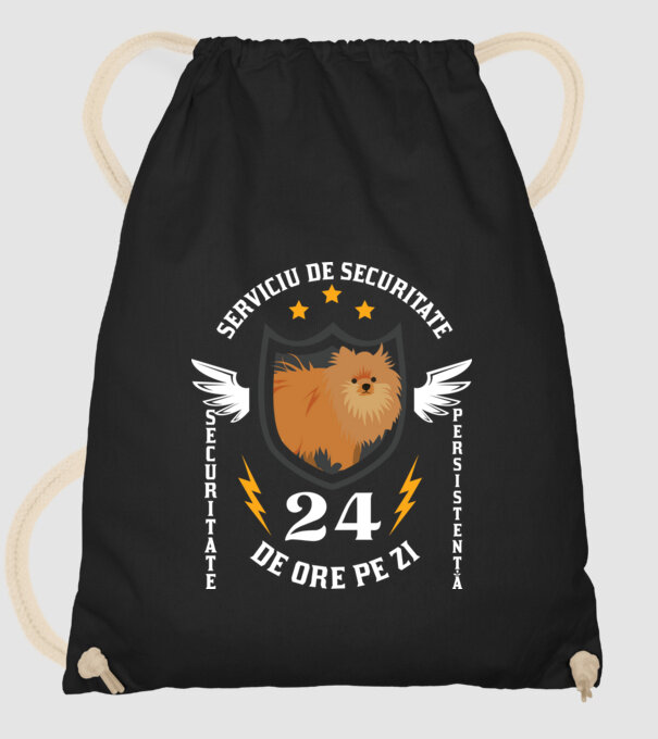 serviciu de securitate - securitate - persistență - 24 de ore pe zi model negru pe tricou