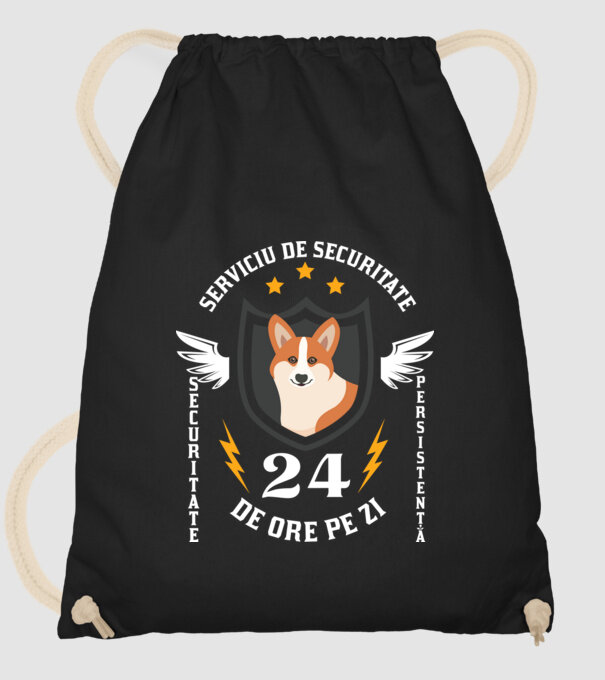 serviciu de securitate - securitate - persistență - 24 de ore pe zi model negru pe tricou