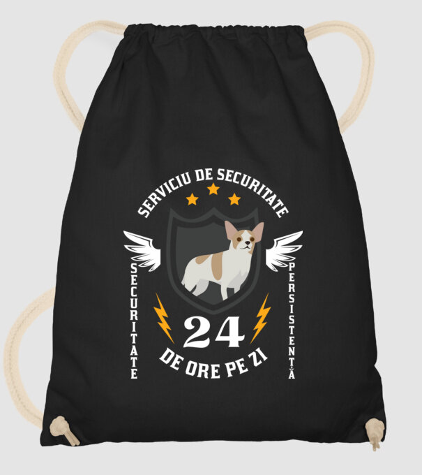serviciu de securitate - securitate - persistență - 24 de ore pe zi model negru pe tricou