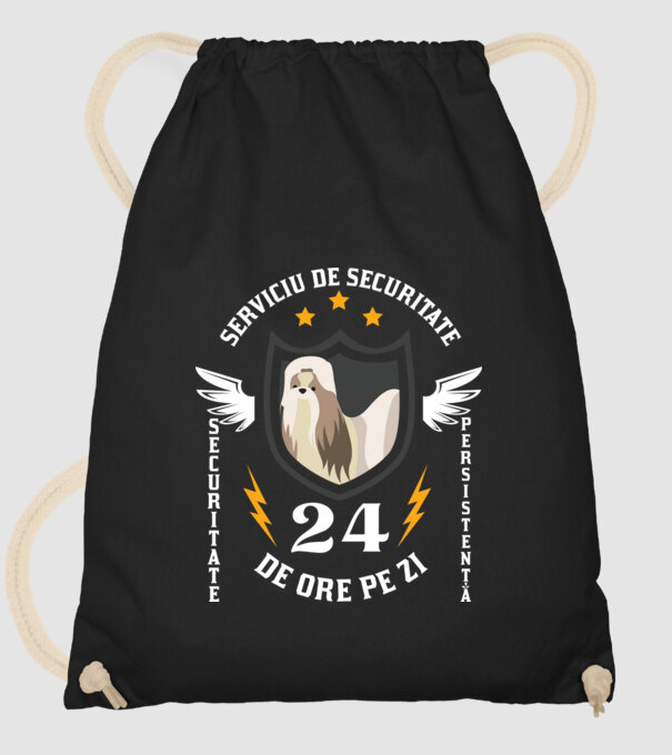 serviciu de securitate - securitate - persistență - 24 de ore pe zi model negru pe tricou
